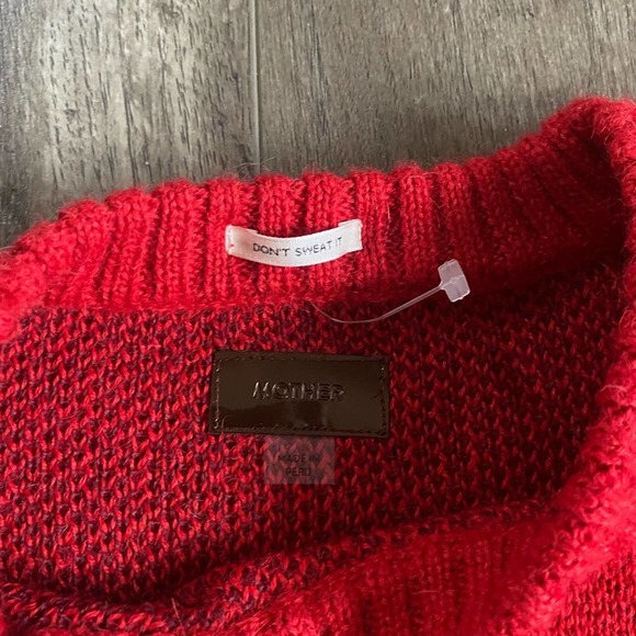 MOTHER the long-jump Jumper Lover Not A Fighter L NWT - Picture 5 of 6